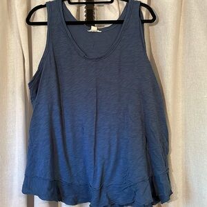Caslon navy tank top size XXL